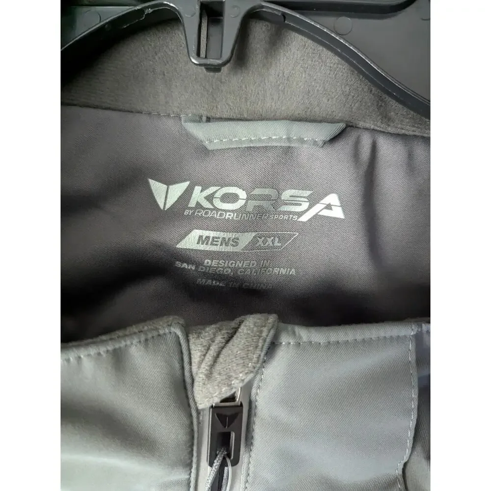 NWT KORSA Infinite everDRI Run Rain Jacket Men’s XXL – Gray Waterproof Running - Picture 3 of 3